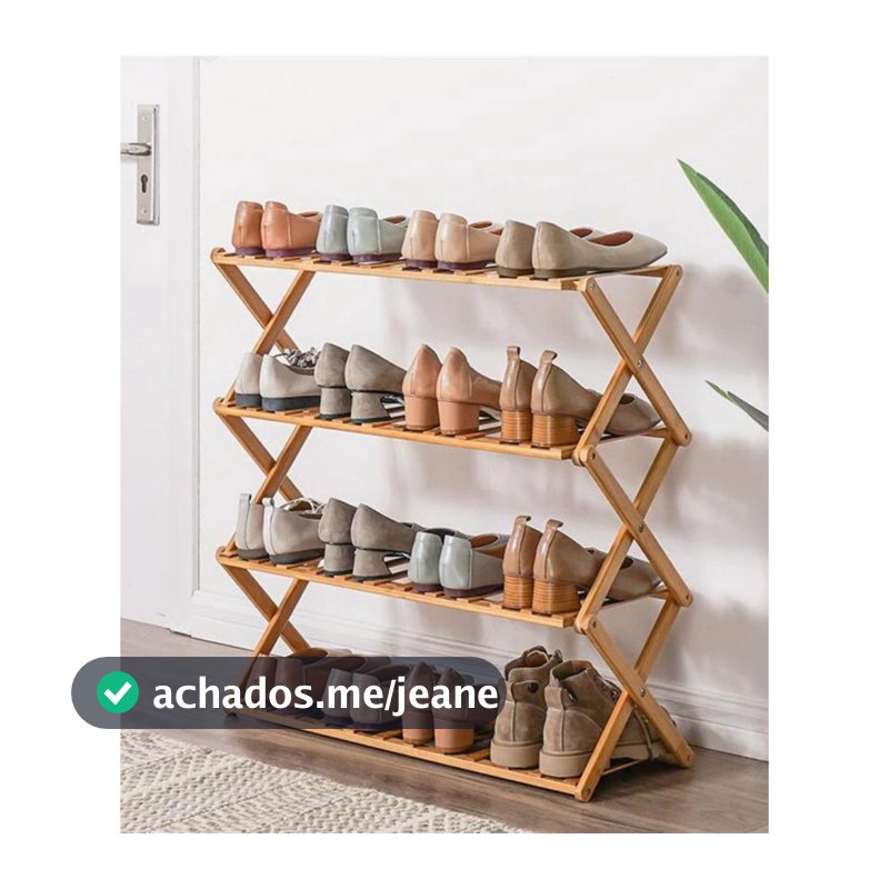 Sapateira grande 4 Prateleiras 12 Pares Sapato Tenis Triplo X