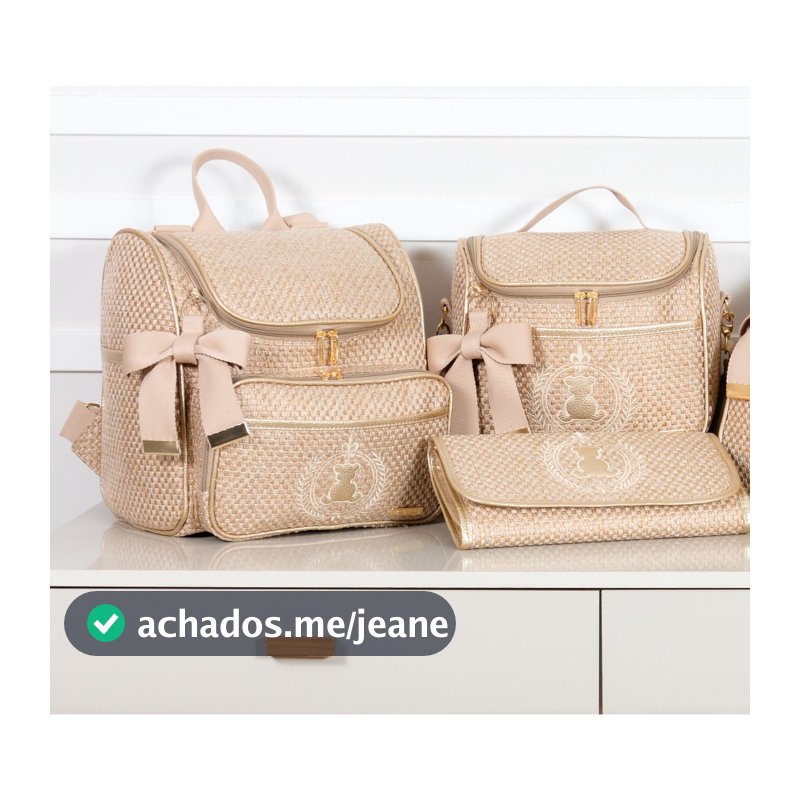Kit de Bolsas Maternidade 3 peças Personalizado trissé