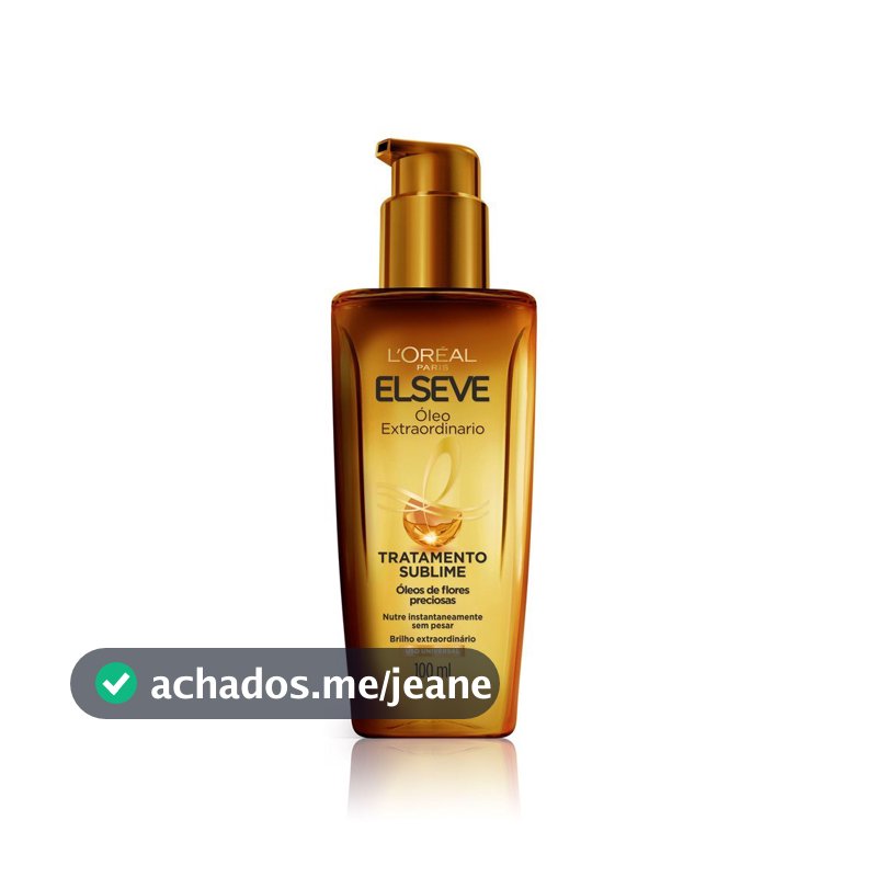 Óleo Extraordinário Tratamento Reconstrutor Elseve L'Oréal Paris 100ml