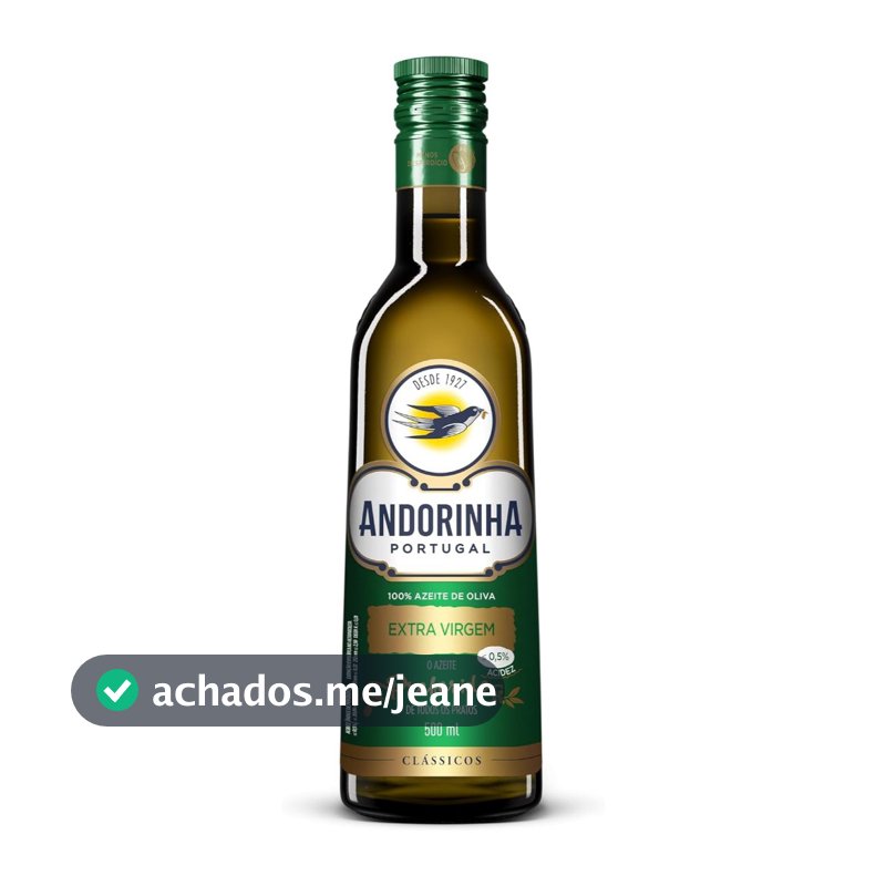 Azeite de Oliva Extra Virgem 500ml - Andorinha