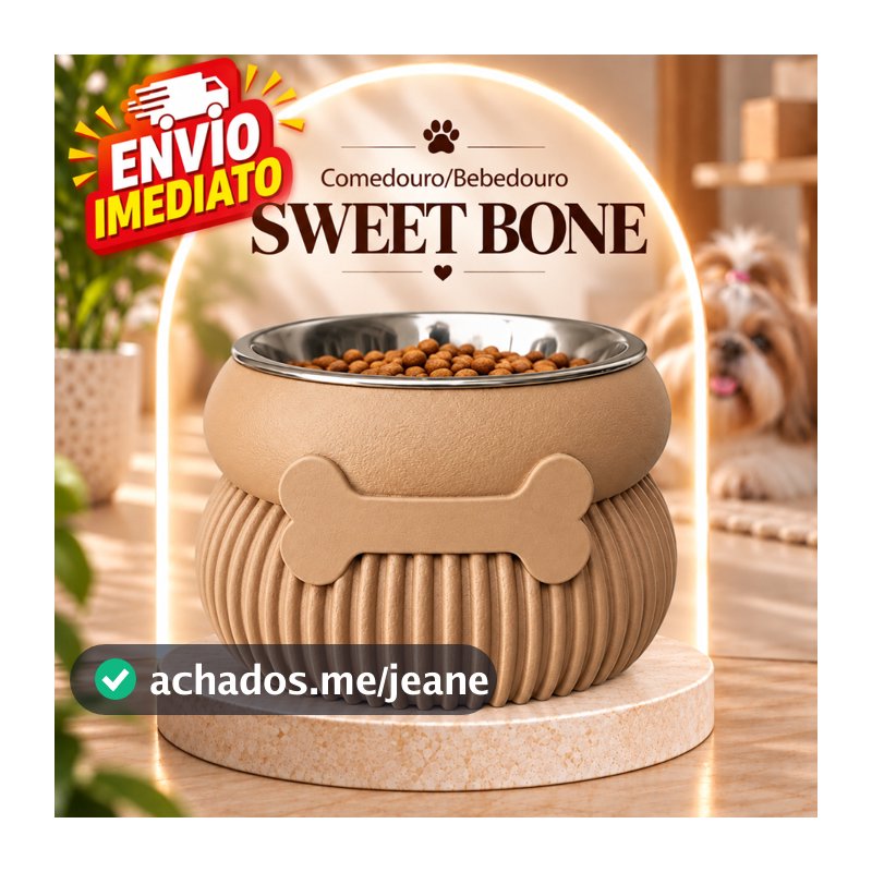 Comedouro Pet Elevado Tigela Inox Cachorro Gato Bebedouro Ração Água Antivômito Premium