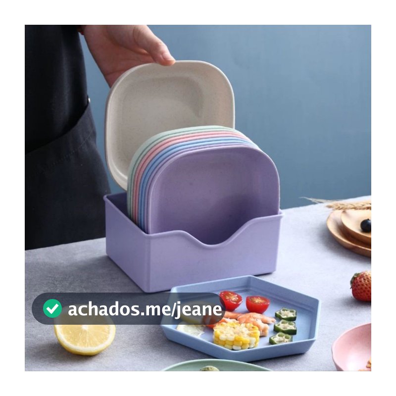 Kit Com 10/20/30 Pratos Plásticos Duros Reutilizaveis Com Suporte Para Crianças Dia Das Crianças a