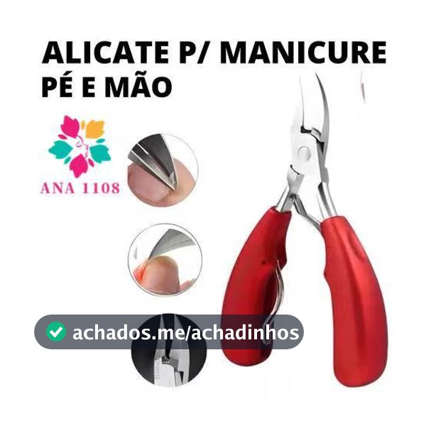 ANA1108 KIT Grande Alicate cortador de unhas Aço