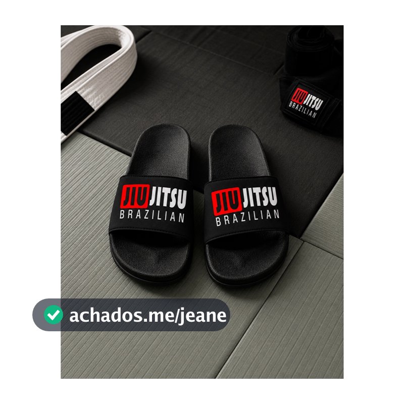 Chinelo Slide Adulto e Infantil Confortável Leve Pega a Visão Luta Jiu