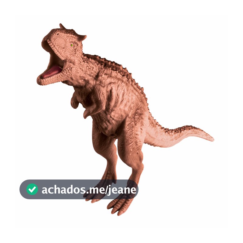 Dinossauro Carnotauro Boneco Realista Grande Brinquedo Em Vinil 30 cm - Cometa