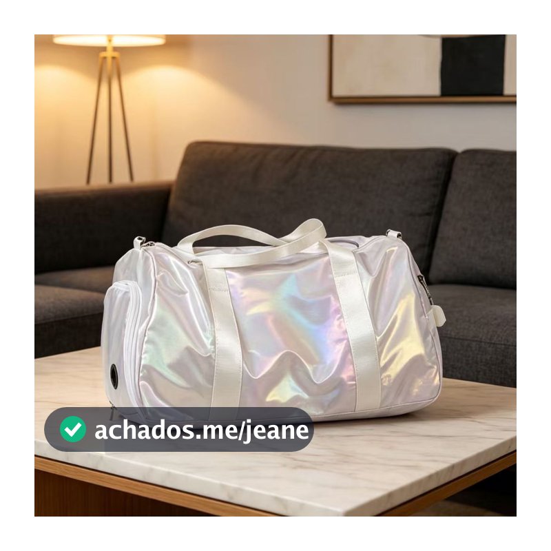 Bolsa Feminina Gradiente Impermeável e Dobrável – Mão e Ombro, Academia e Viagens Curtas
