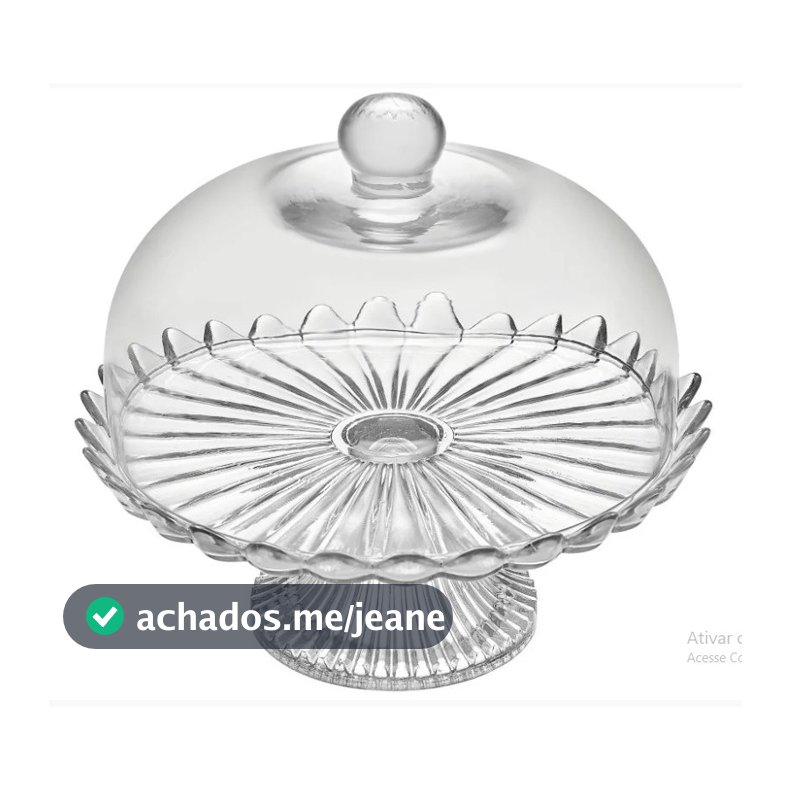 Conjunto Boleira Pétalas De Jasmim Transparente - Vitazza