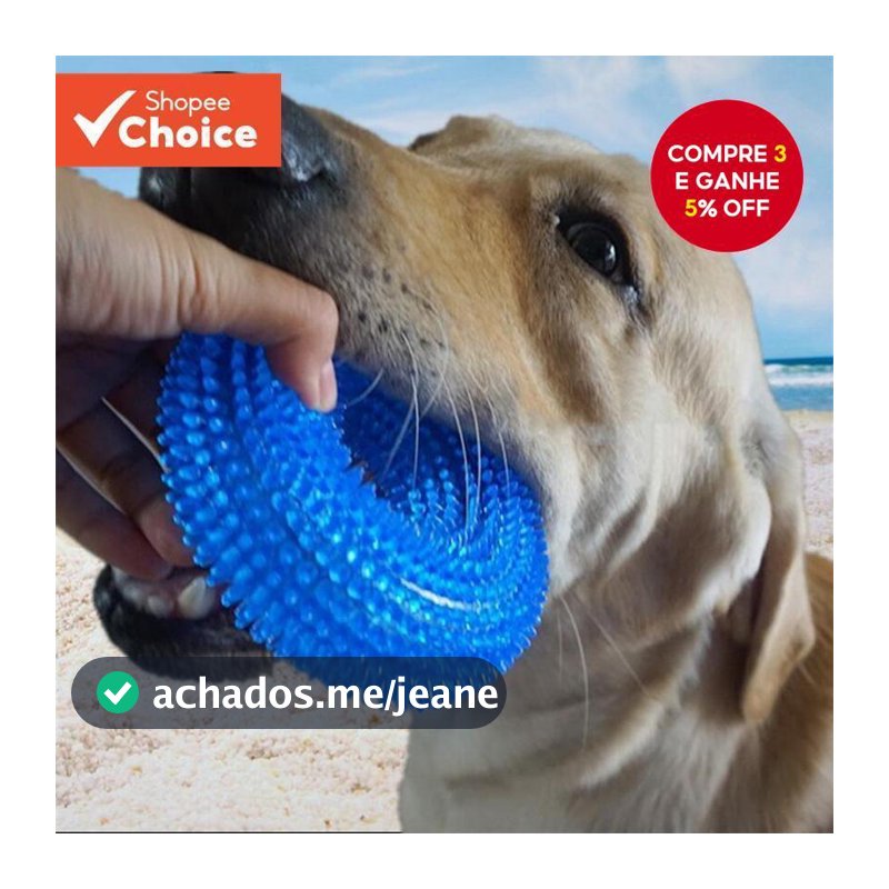 Brinquedo De Limpeza De Dentes De Cachorro De TPR Molar Mastigador Resistente À Mordida