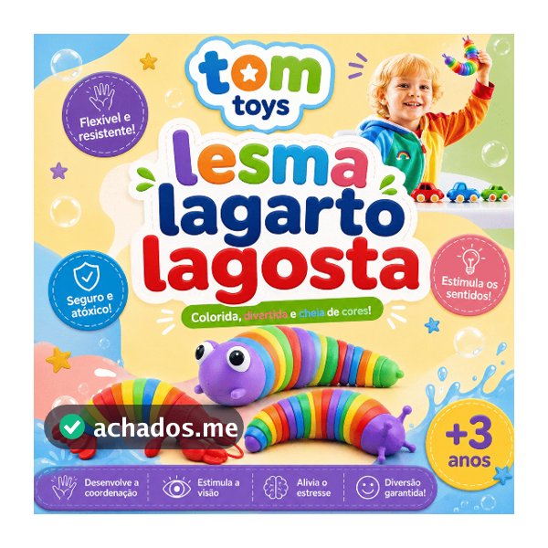 Brinquedo Lesma Caracol Lagarta De Minhocas Alivia o Estresse