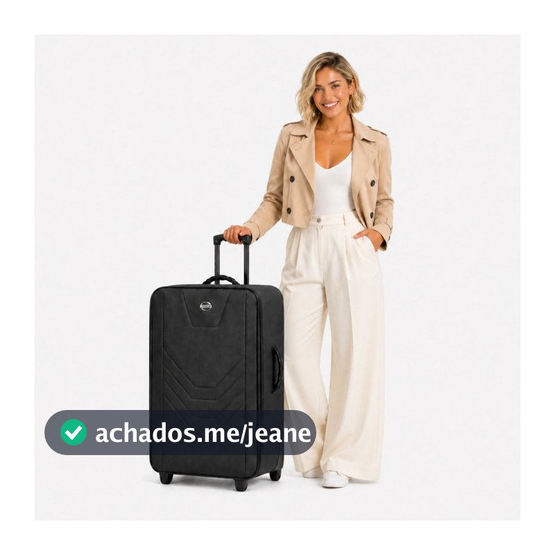 Mala de viagem Grande 30kg com Rodinhas Village