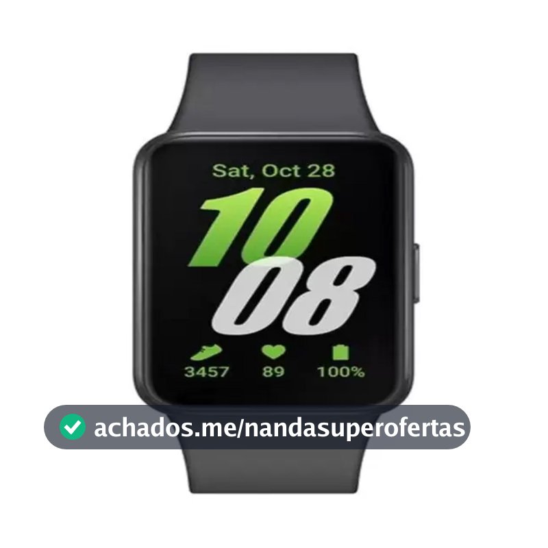 Relógio Smartwatch Galaxy Fit3 R390NZAAZTO Samsung