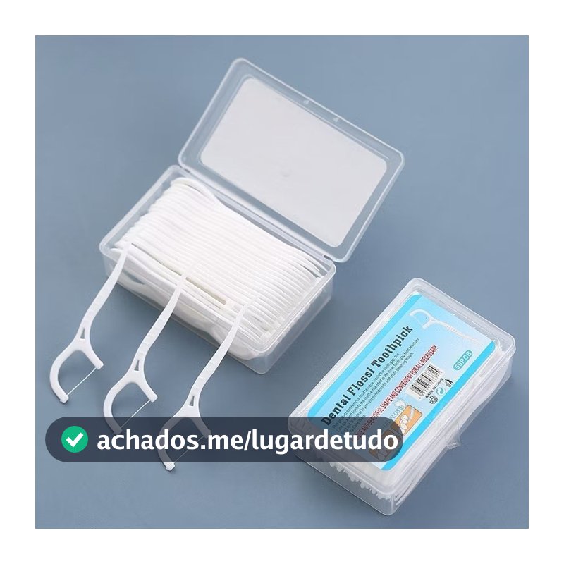 KIT 50/100/200/300 Fio Dental Infantil em Formato de Arco Ultra Fino para uma Limpeza Eficaz