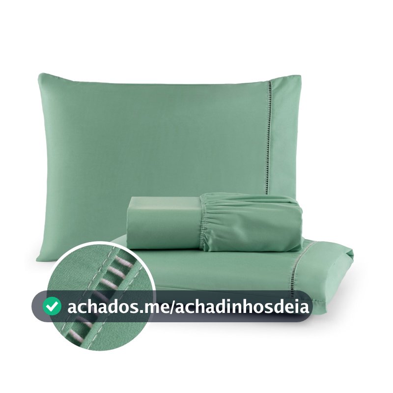 Kit Lencol Jogo de Cama Berço Solteiro Casal Queen King 400 fios Toque Macio com Ponto Palito