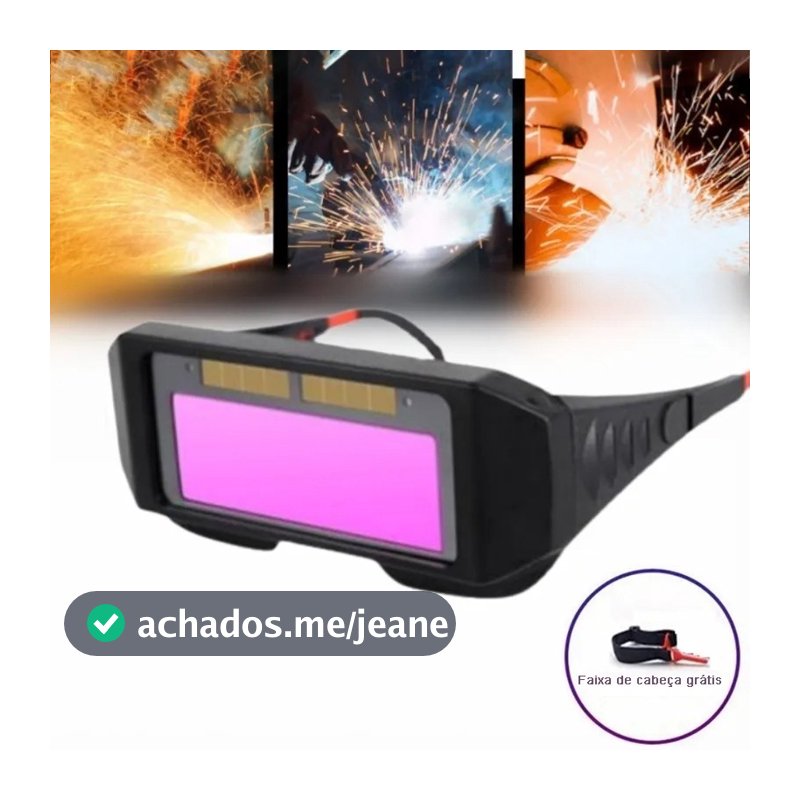 Óculos De Solda Para Soldador C/ Escurecimento Automático
