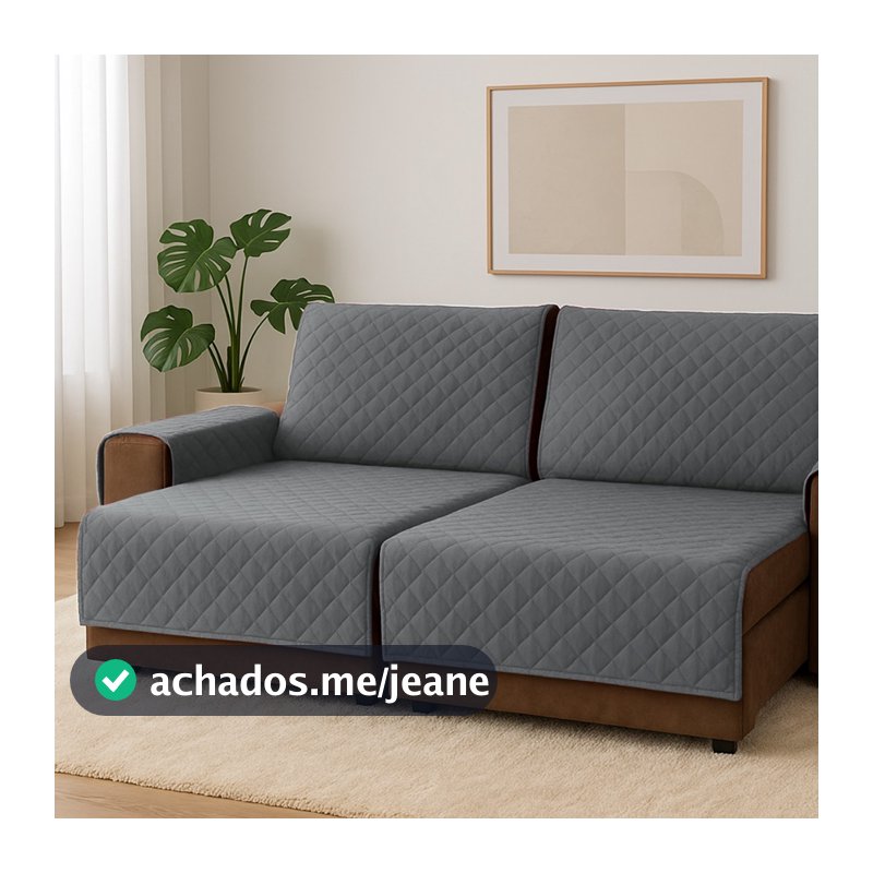Protetor Capa De Sofá Impermeável 1,80m x 2,40m Matelado Para Sofá Retrátil Black Friday