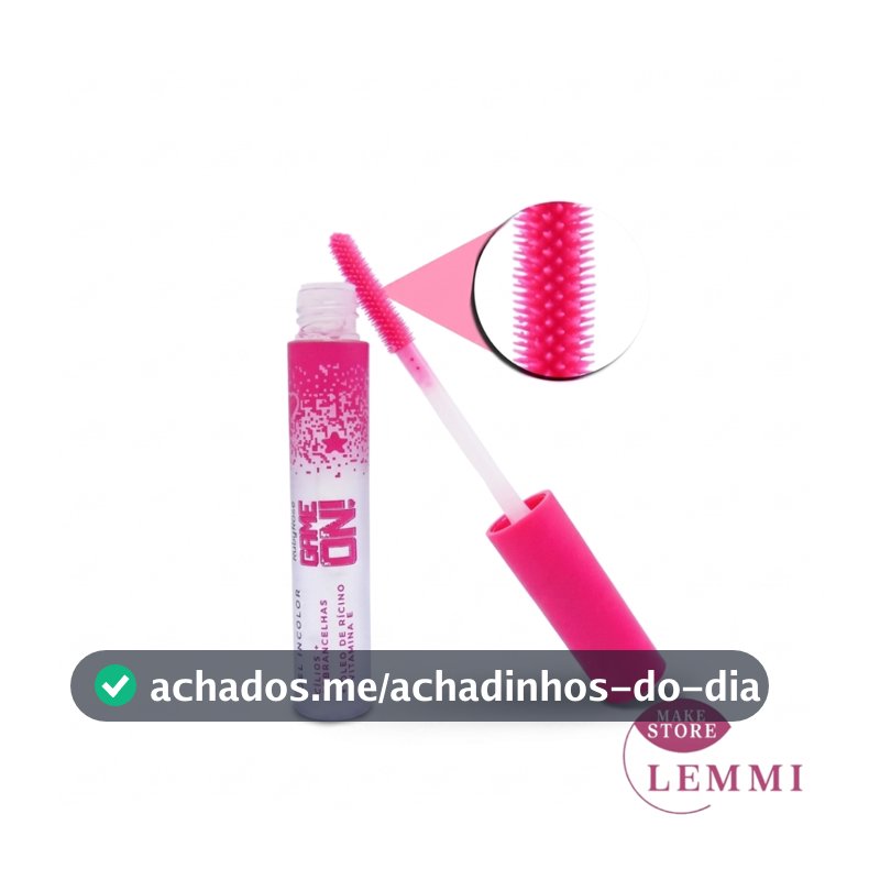 Gel Incolor Cílios e Sobrancelhas Game On Ruby Rose Óleo de Rícino e Vitamina E HB-509