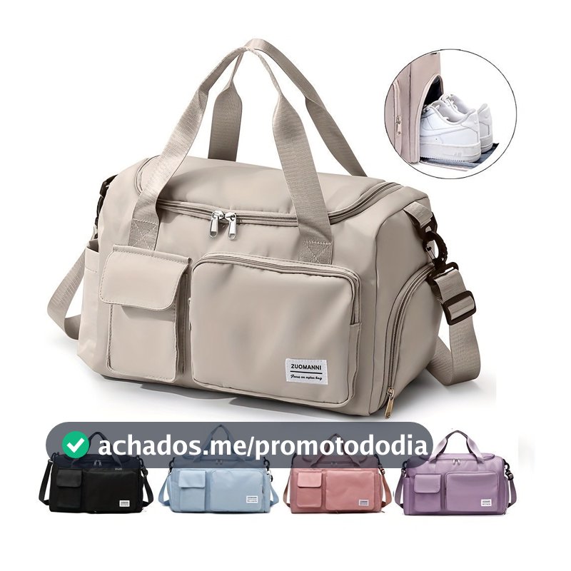 Bolsa Mala de Viagem Multifuncional de Grande Capacidade Resistente e Impermeável
