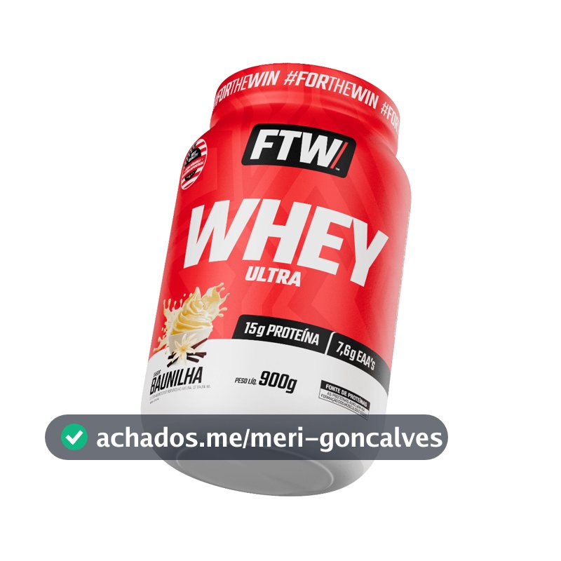 Whey Ultra Protein Concentrado Pote 900g - FTW
