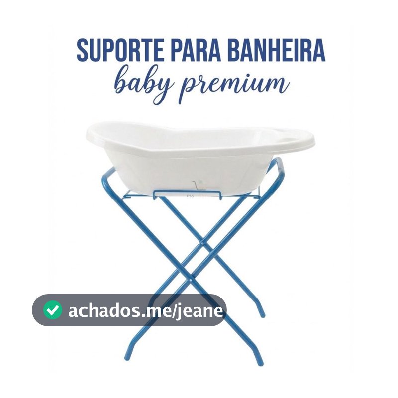 Suporte Para Banheira De Bebê Dobrável Premium Reforçado Infantil Compacta Base Baby Prática  Segura