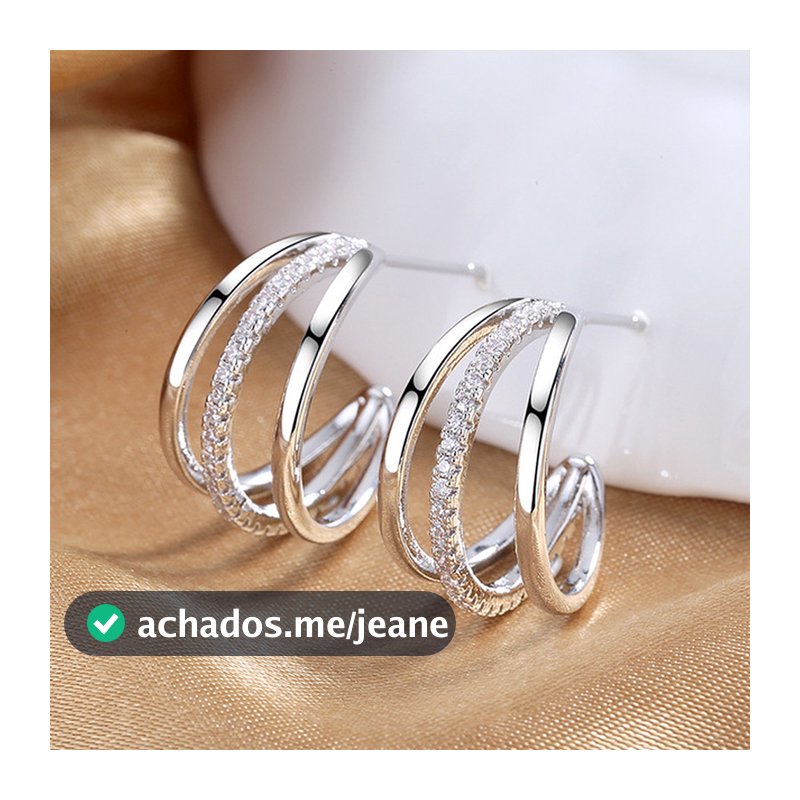 [S925 Agulha De Prata] Brincos De Garras Com Pedra De Cristal AAA Design Moderno Moda Elegante Acessórios Versáteis Jóias Femininas geométrico trio de brincos prata 925 brinco antialérgico feminino brinco elegante