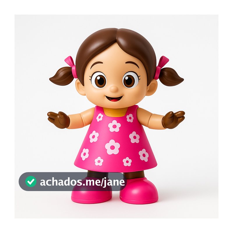 Boneca Dançarina Dança Musical Com Luz e Som Fun Dance Girl Brinquedo Infantil