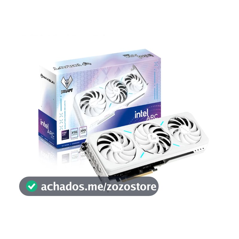 Placa de Video Maxsun Intel ARC B580 iCraft, 12GB, GDDR6, 192-bit, 8703-000CA147-0002
