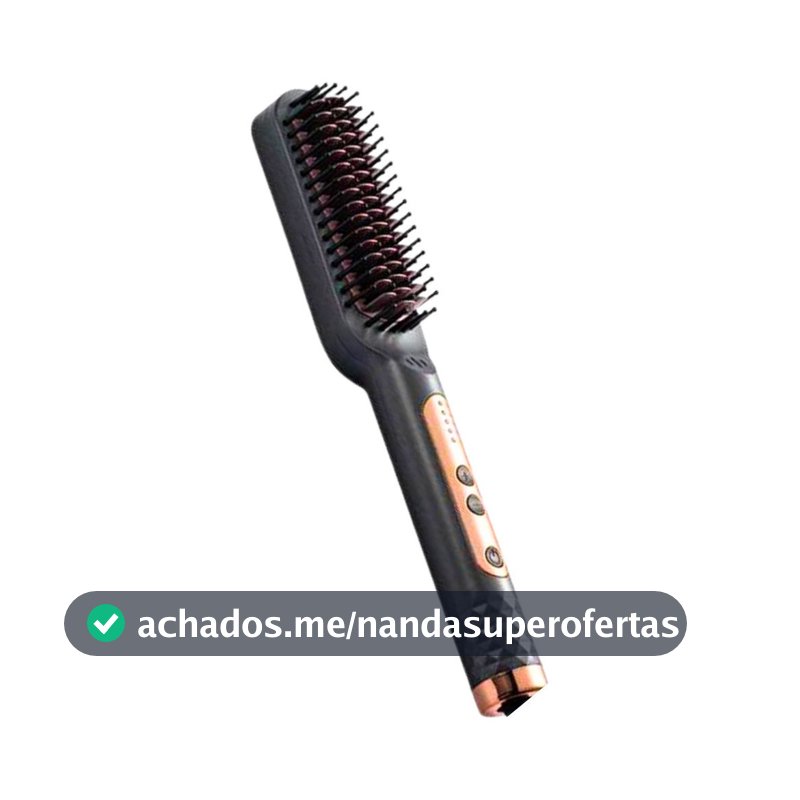 Escova Alisadora Sokany Pente Elétrico Alisador De Cabelo Profissional Bivolt Cerâmica Original Ráp.