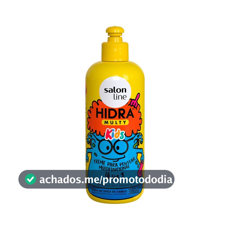 Creme para Pentear Multifuncional Hidra Multy Kids Salon Line 300ml