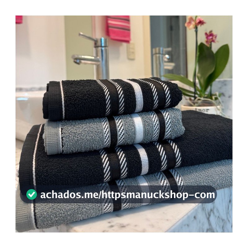 Kit 4 Peça Toalha De Algodão 2 Banho + 2 Rosto Conforto Macia E Absorvente Atacado