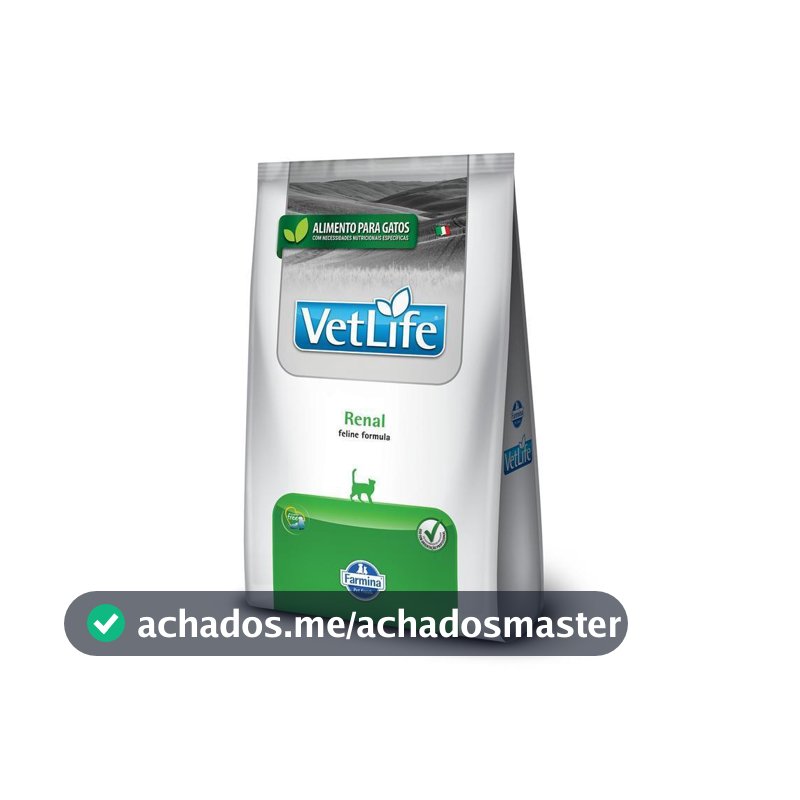 Renal para Gatos Adultos de Todas as Raças 7,5Kg Vet Life