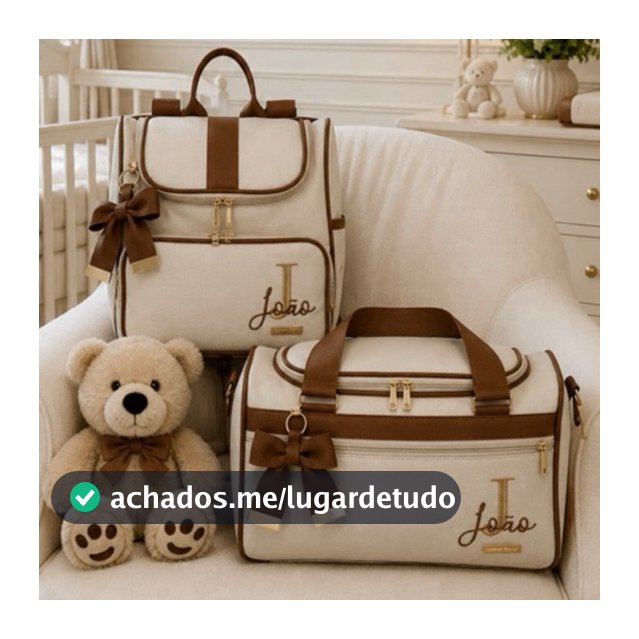 kit bolsa maternidade Mala Baú e Mochila  Personalizada