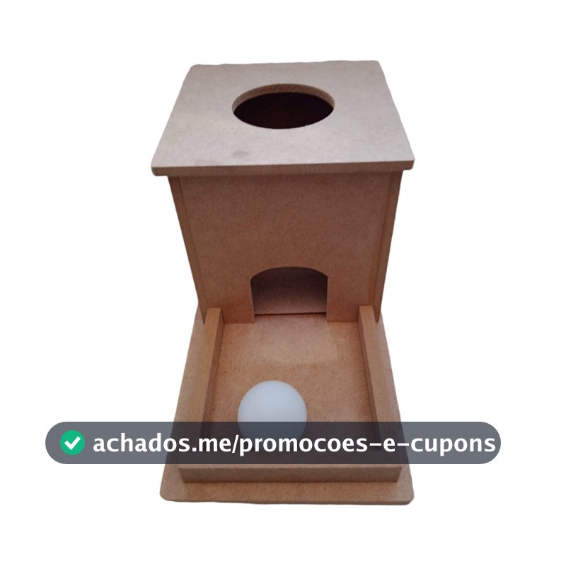 Brinquedo Pedagógico Educativo Em Madeira Caixa Permanência Montessori