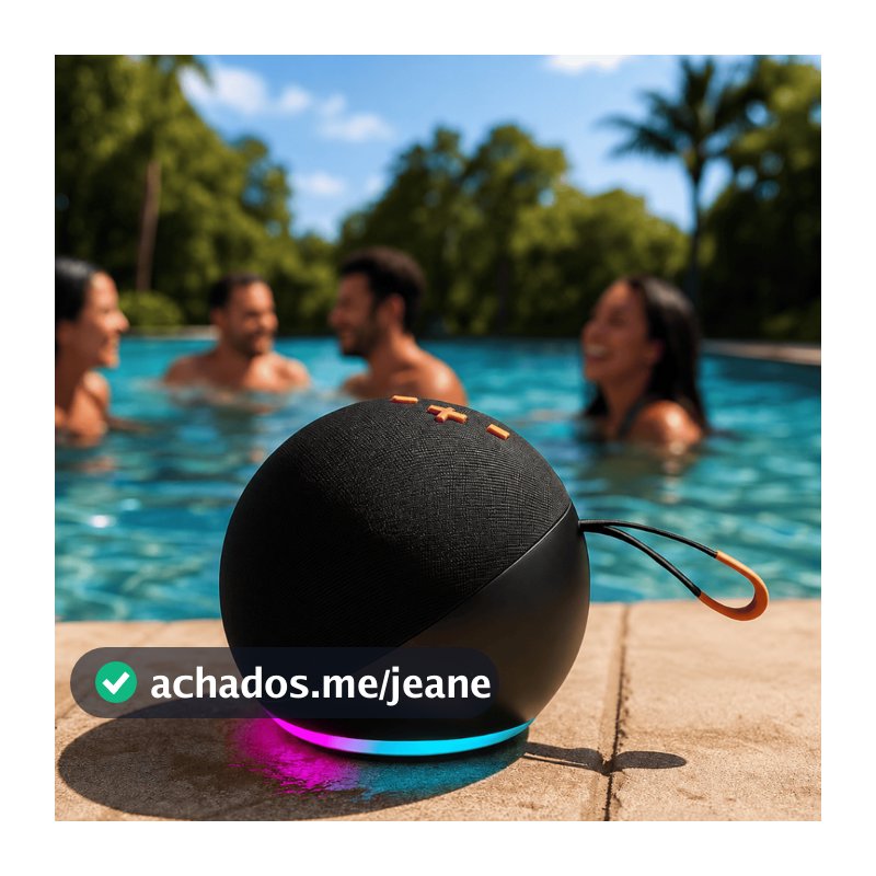 Caixa de Som Alto Falante Bluetooth 5W LED IDALI LIFE Portátil Som Potente