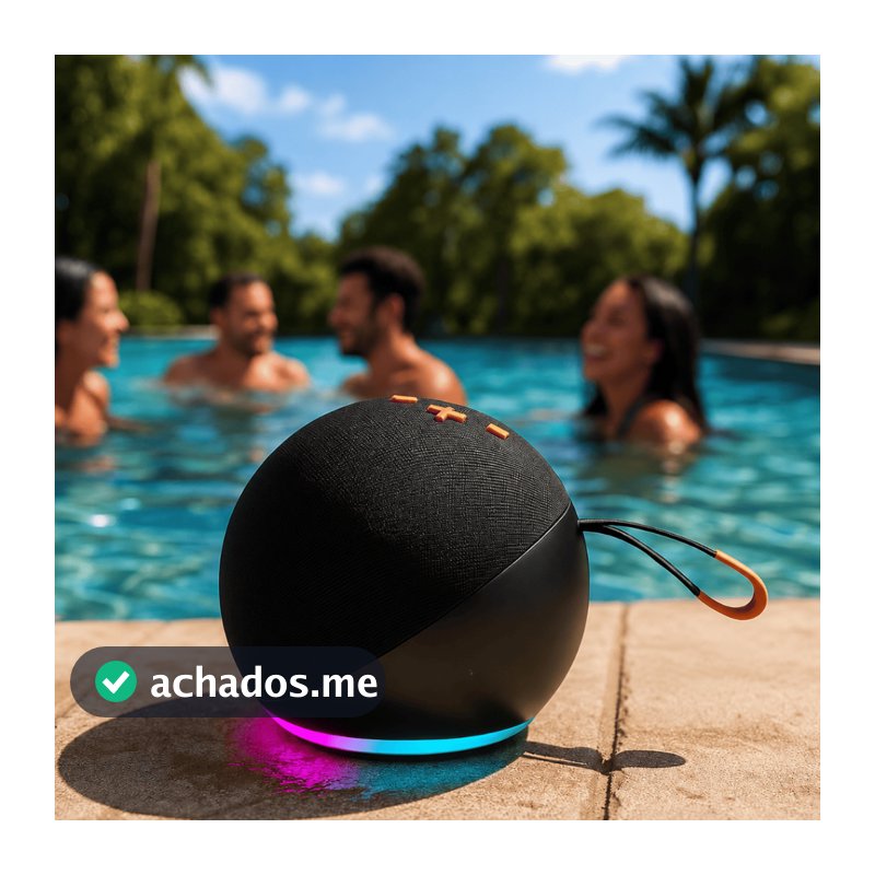 Caixa de Som Alto Falante Bluetooth 5W LED IDALI LIFE Portátil Som Potente