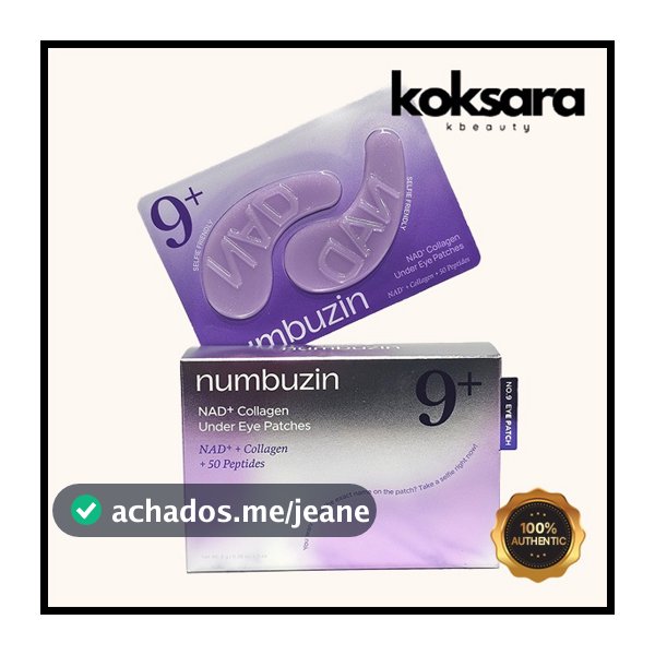 Numbuzin No.9 NAD+ Collagen Under Eye Patches 8g 1ea, 5ea