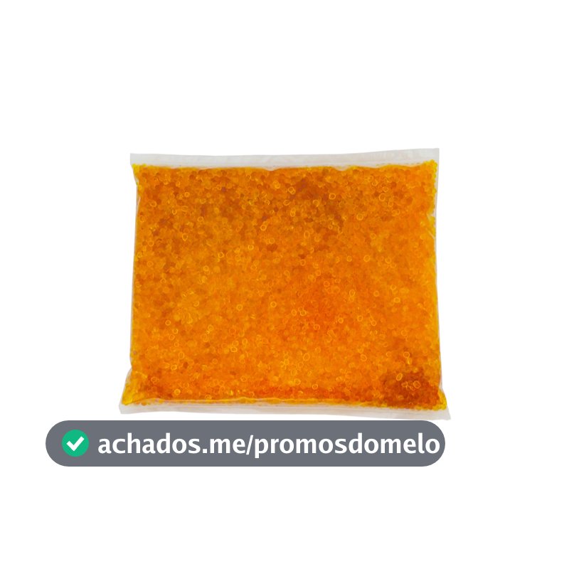 Pacote com 1kg Silica Gel  Laranja 4-8mm