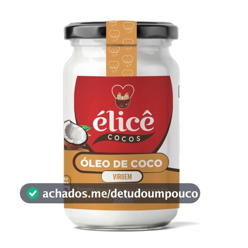 Óleo de Coco 500ml Virgem - Élicê Coco