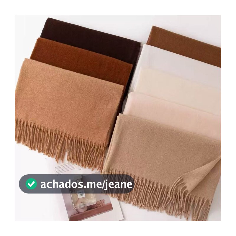 Cachecol Grosso Feminino Pashmina Lenço Moda Xale Echarpe Longo 200GARMAS