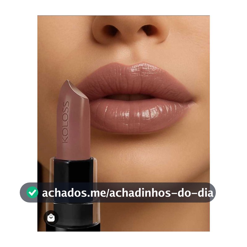 Koloss Batom Lipstick 151 - Rosa Queimado - Cremoso Hidratante Longa Duraçao Alta Cobertura