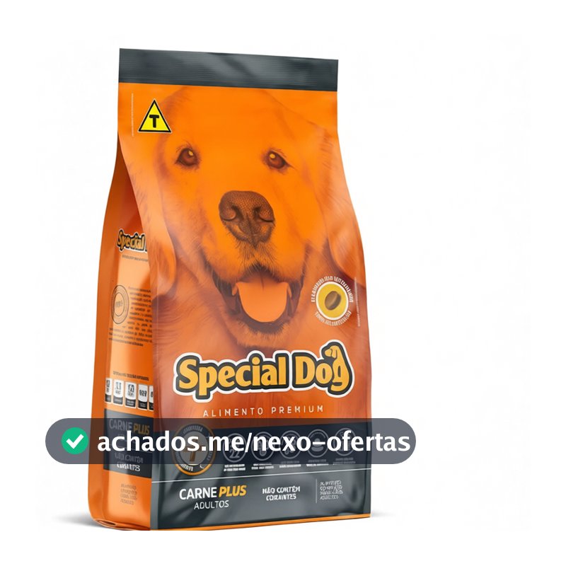 Ração Special Dog Carne Plus Cães Adultos Premium 15kg - Envio Rápido Original
