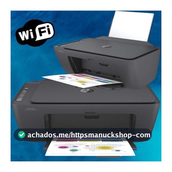 Impressora Multifuncional HP 2975, Bivolt, Wifi, Bluetooth, colorida, fotográfica, preta, lançamento