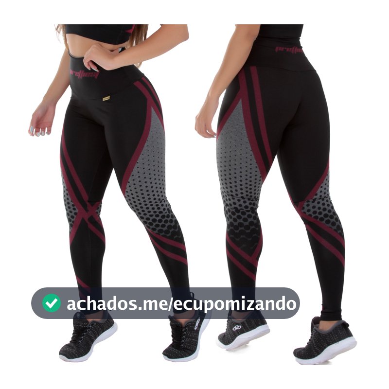 Legging Cintura Alta Mescla Sublimada 0%transparente Spider