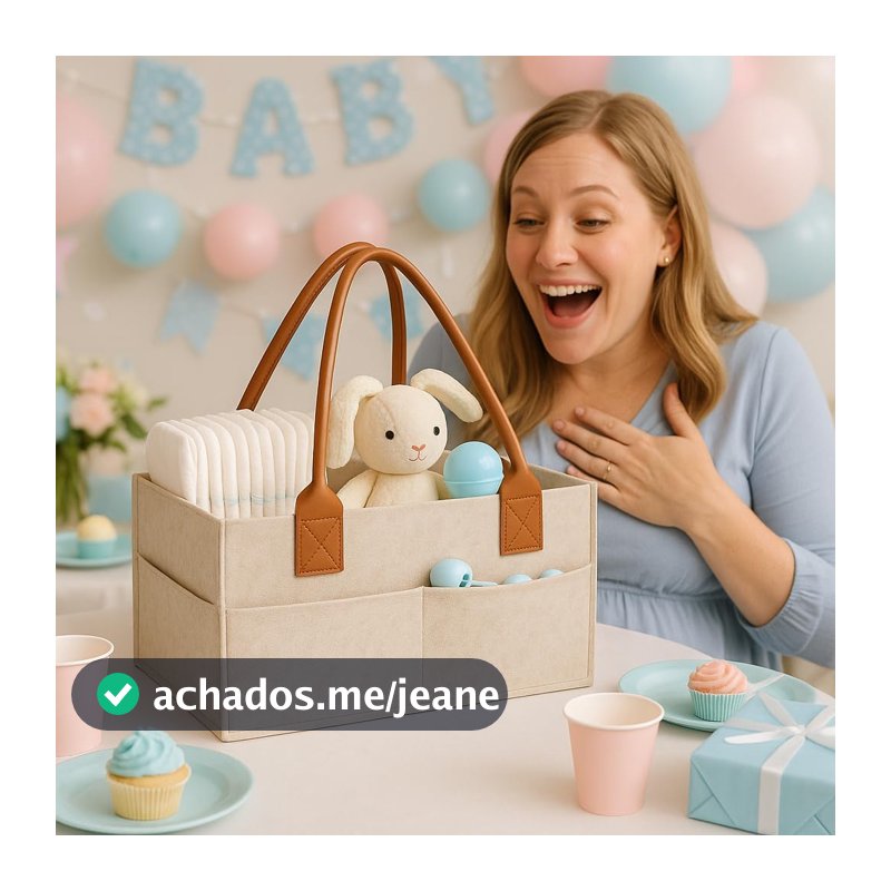 Organizador de Bolsa de Fraldas para Bebês Adequado para Cesto de Berçário Durável