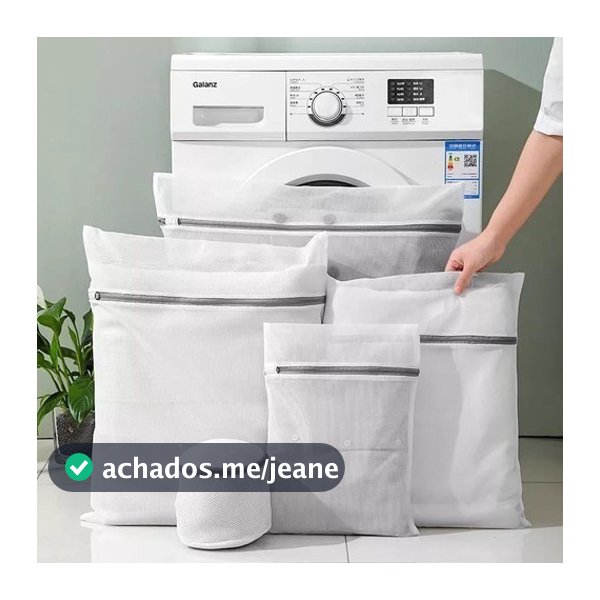 Kit 5 ou Kit 6 Saco Para Lavar Roupas Na Maquina
