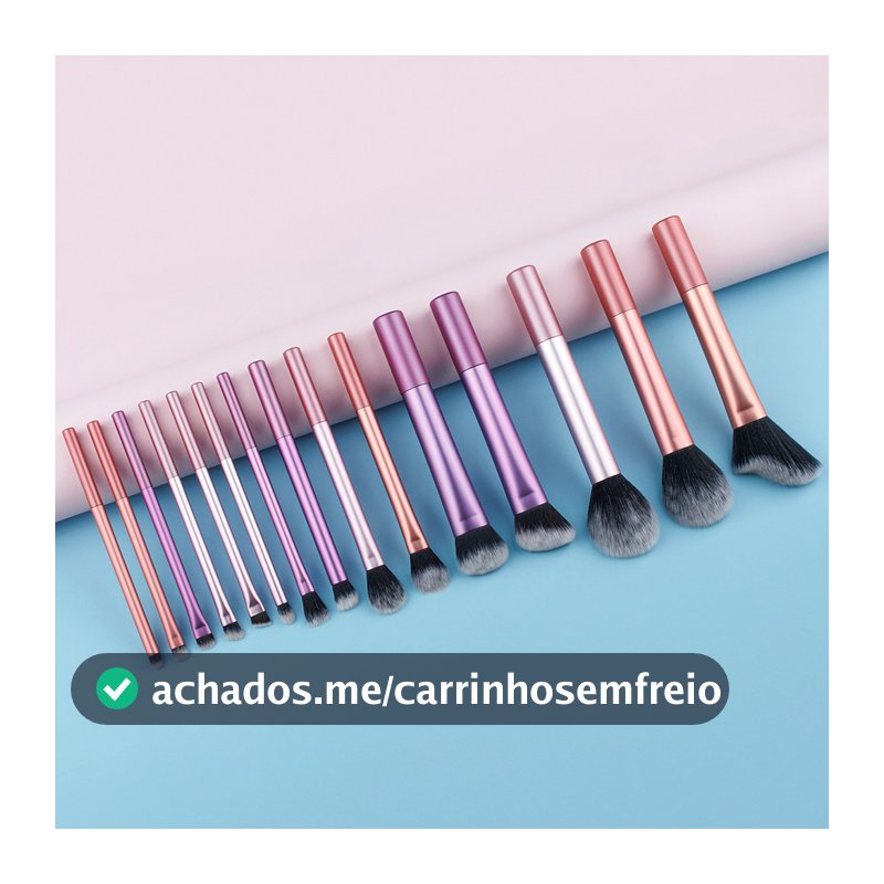 Conjunto de Escova De Maquiagem Profissional  7/8/12/14 Peças Alta Qualidade Criar Base sem Falhas