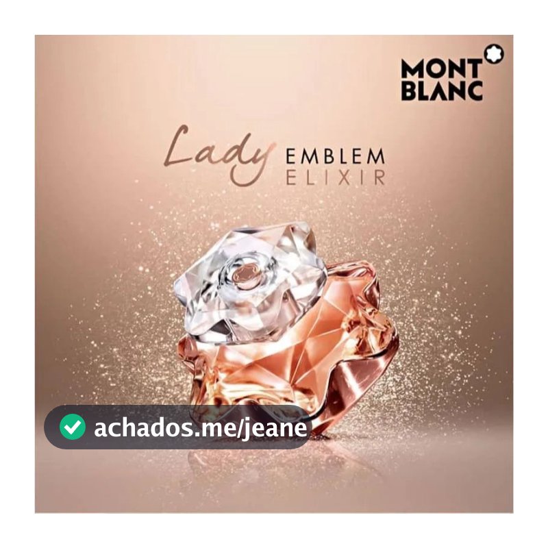 Perfume Montblanc Lady Emblem Elixir Eau de Parfum Feminino 75ml Original Lacrado