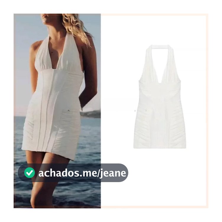 Novo produto feminino estilo zíper plissado decorativo malha de seda costura Halterneck vestido curto com decote em V 77