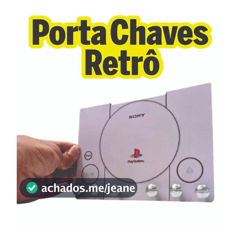 Porta Chaves Gamer Retrô ps1