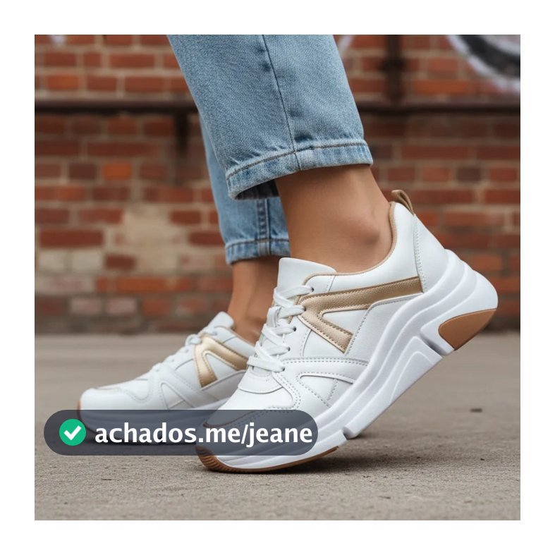 Tênis Feminino Chunky Modare Tênis Casual Feminino Confortável Solado Alto Moderno Original
