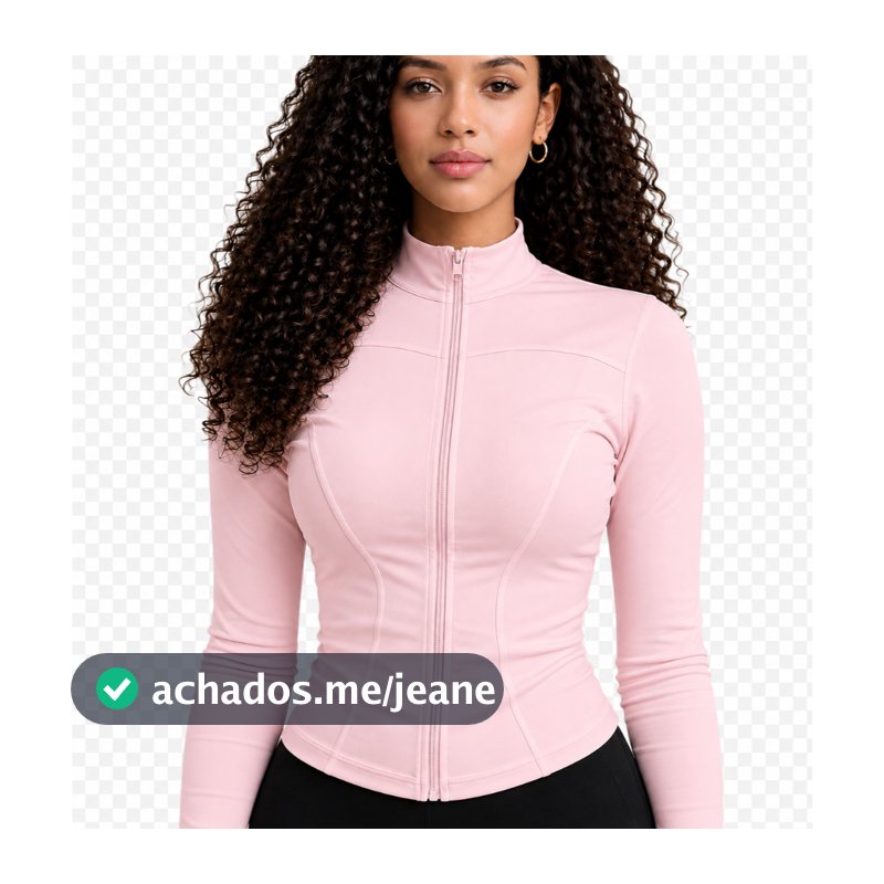 Blusa feminina esportiva manga longa roupa fitness modeladora com ziper jaqueta casaco  ioga pilates gola alta treino